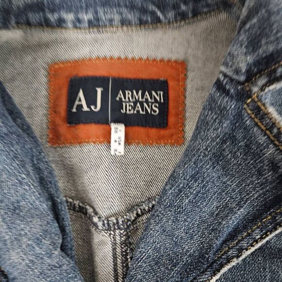 Armani Jeans Denim Jacket - Picture 2 of 11